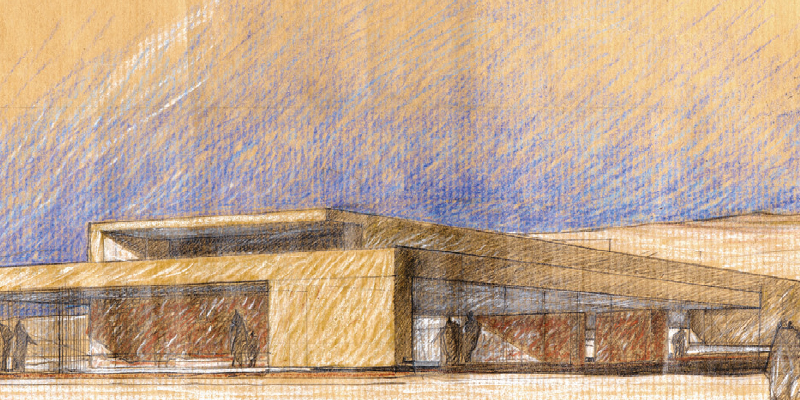 Dettaglio architettonico della villa