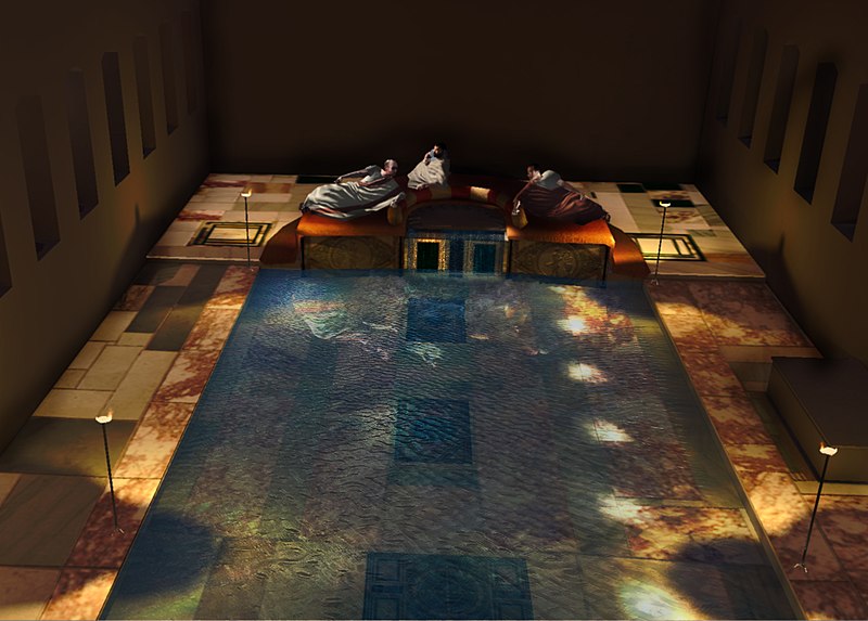 Ricostruzione della cenatio di Faragola